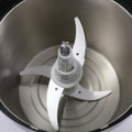 new arrival 12l large-capacity stainless steel meat grinder, home and commercial dual-purpose meat grinder, minced meat electric food processor