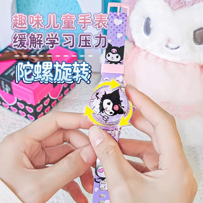 Educational toy unicorn kids watch - musical, light-up, rotating electronic watch for boys and girls, ages 3-9