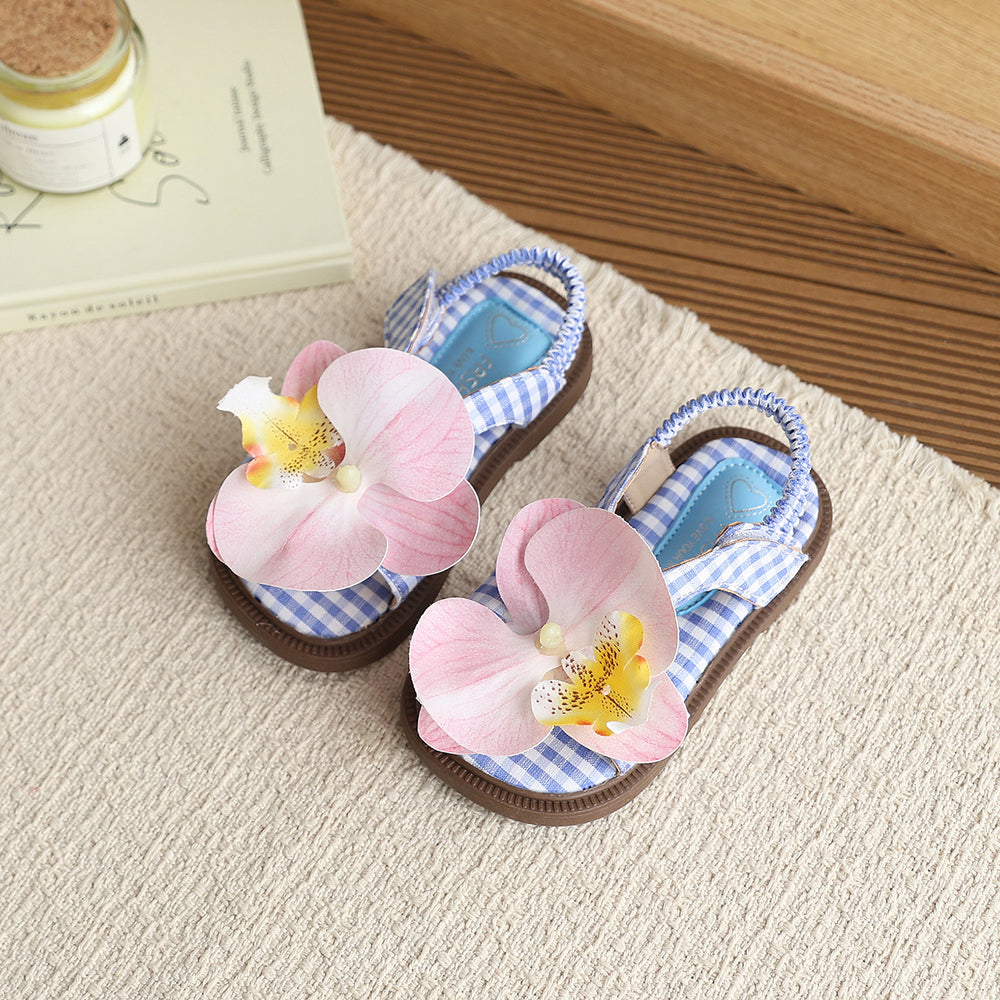 Kids' shoes:  summer new arrivals - stylish bow sandals for girls, soft-soled fashionable princess shoes for little girls
