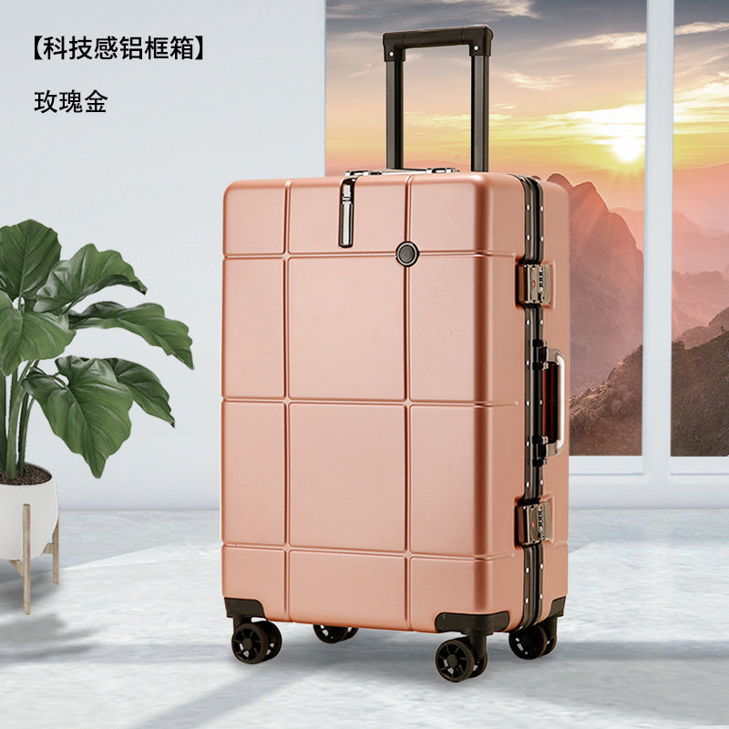Luggage female ins small light suitcase universal wheel 24 male and female multi-capacity student password case trolley case