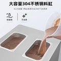 Commercial soft serve ice cream machine, 304 stainless steel, vertical model, three-head cone & soft ice cream maker, bql-838