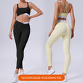 Autumn new eco-friendly biodegradable activewear yoga set - slimming, beautiful back, women's fitness top and bottom set