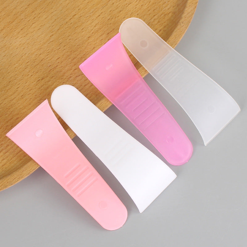 Beauty hair removal scraper plastic pp scraper scraper shaving board to remove armpit hair s curved curved rod spoon individually packaged