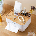 Desktop storage box paper box accessible luxuryinsfor home living room coffee table creative tissue box multifunctional sundries storage