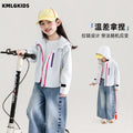 Factory direct girls' outdoor multi-color windbreaker - new autumn collection, wholesale hooded jackets for toddlers and young children