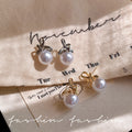 Cross bow pearl earrings for women niche styleclassy sense casualeasiest for matchelegant earrings work clothing earrings wholesale