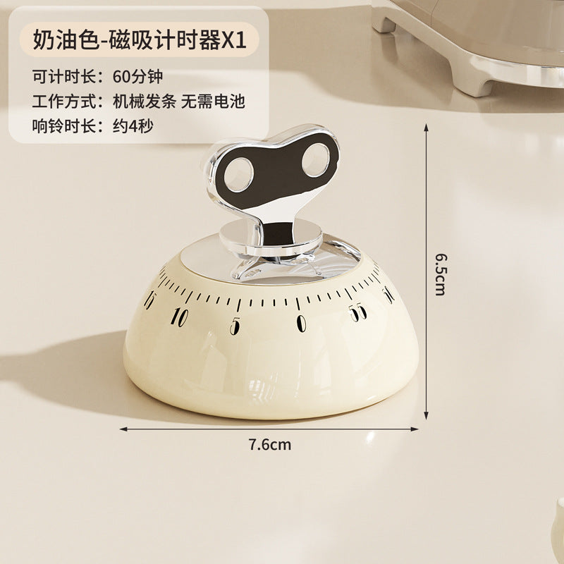 Magnetic timer mechanical timer kitchen countdown timer alarm clock learning special reminder time manager