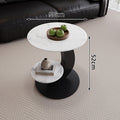 Italian style home light luxury oval tempered glass combination coffee table, high-end living room new modern minimalist coffee table