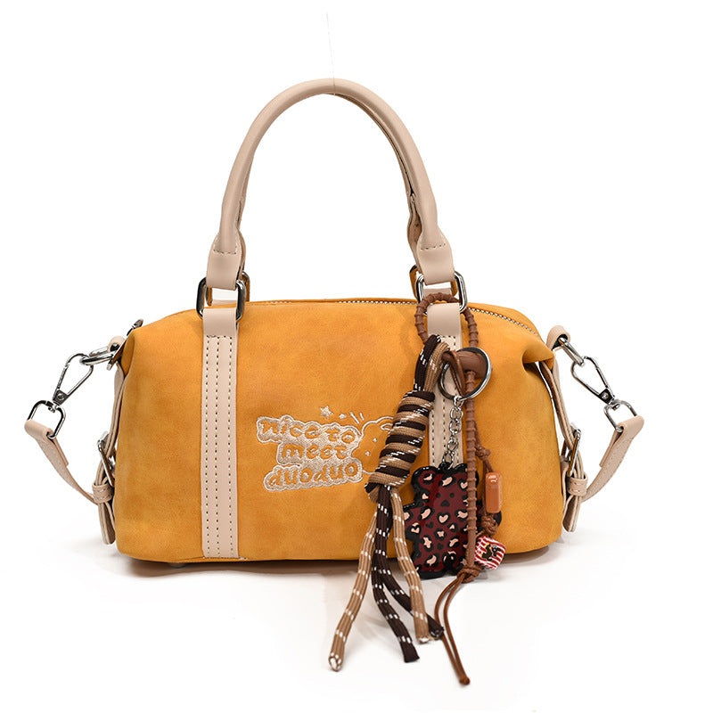Niche styleretro pillow bag 2025new arrivalfall and winterfashion leopard print handbag classy cartoon shoulder crossbody bag