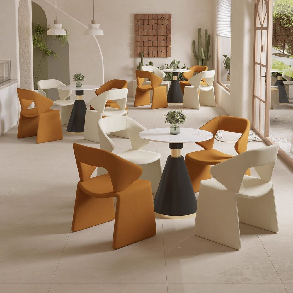 Business office reception and negotiation table and chair combination hotel sales department lobby reception table chair dining table and chair