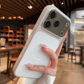 Large viewing window suitable for iphone17pro mobile phone case apple 13 high-end ai button anti-fall protective cover