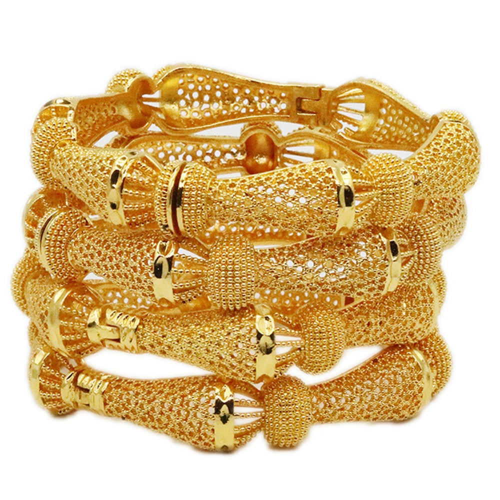 dubai women's bracelet middle eastern gold bracelet ethiopian saudi arabian wedding bridal jewelry