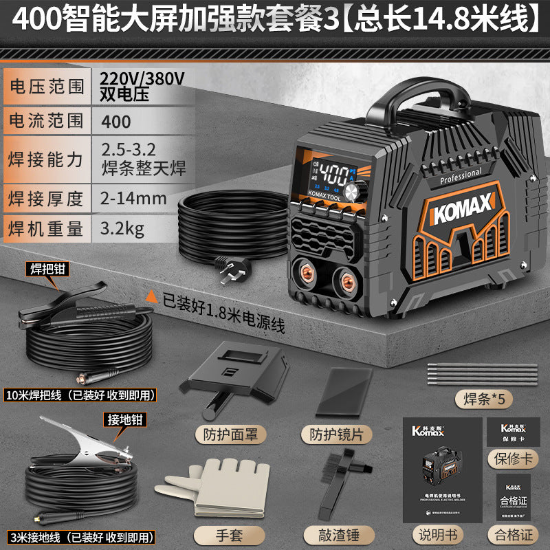 220v portable mini welding machine for home use, 315 dual voltage industrial grade all-copper 380v welder