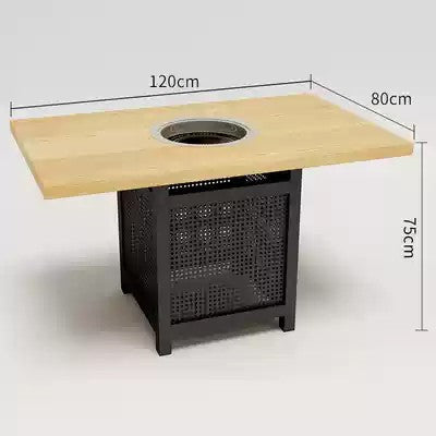 Customized hot pot shop plate deck sofa simple milk tea dessert shop buffet coffee western restaurant table chair combination