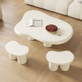 Scandinavian modern casual cloud coffee table living room for home small apartment special-shaped tea table cream style popular tableaccessible luxury