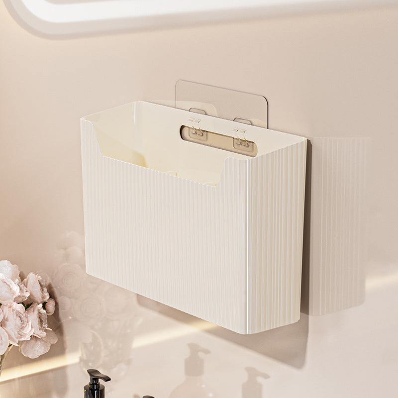 Garbage bag storage handy gadget large capacity kitchen cabinet door wall-mounted garbage bag storage rack plastic bag extraction box