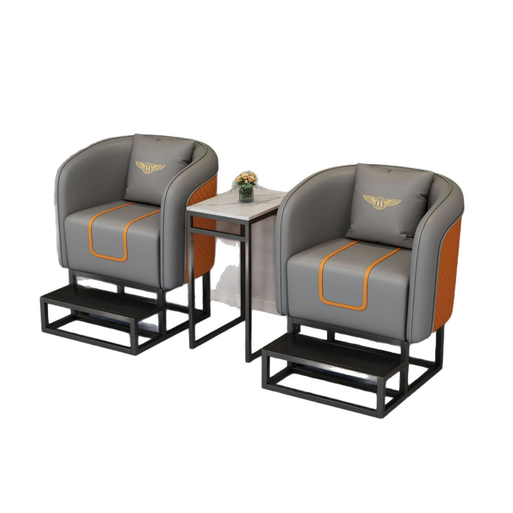 Self-service billiard room rest area viewing chair table tennis hall special viewing sofa classy billiard club casual