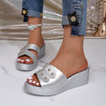 summer new arrival: plus-size women's casual comfort wedge sandals - wholesale fashion outerwear platform sandals