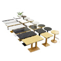 Commercial dining tables for restaurants, cafes, and food courts - table and chair sets for breakfast, snacks, and fast food