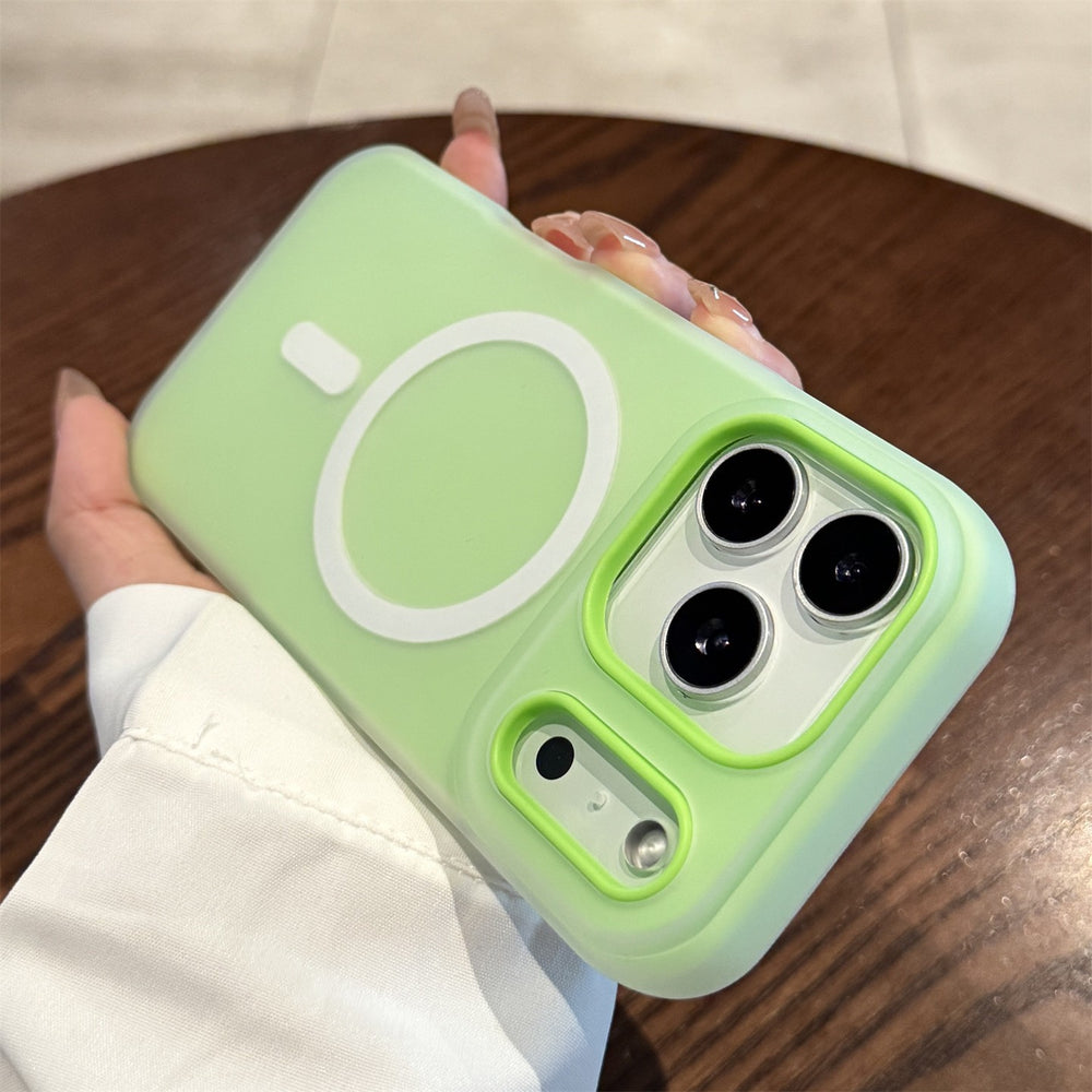 Matte jelly case 2-in-1 apple 17 fashion phone case, compatible with iphone 15, drop-proof minimalist protective cover 16