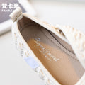 Vancahao niche style design girl easiest for match princess shoes  spring & fall new arrivalkids soft bottom style small leather shoes