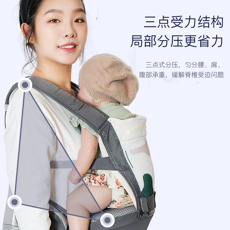 hug bear baby waist stool baby carrier lightweight outing multifunctional waist stool front hug baby handy gadget