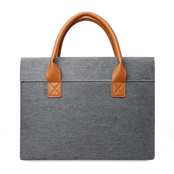 New laptop bag handbag simple 15.6 inch business handbag printed logo wholesale