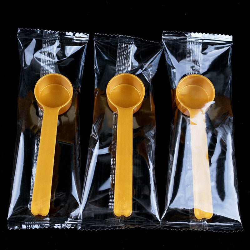 Plastic measuring spoon facial mask powder spoon 8ml milliliter measuring spoon laundry detergent powder feed fertilizer pesticide spoon filled with water 8 grams