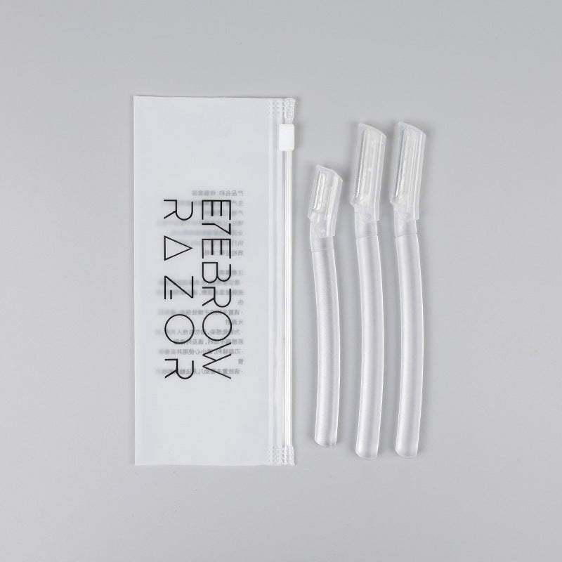 Eyebrow razor set for women - precision safety razor, beauty tool, eyebrow trimmer & scissors - wholesale from manufacturer