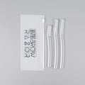 Cpe zipper bag-transparent 2 long and 1 short (2 pieces 115# 1 piece 111#)