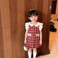 Girls' preppy summer dress, toddler tank dress,  new summer collection, stylish baby girl dress, trendy fashion