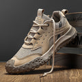 Spring casual shoes men's fashion work shoes breathable sneakers hiking trendy men's shoes sports outdoor construction site