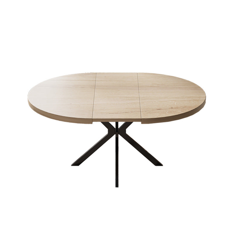Source factory retro round designer creative medieval style family table casualfor home pull-out oval dining table