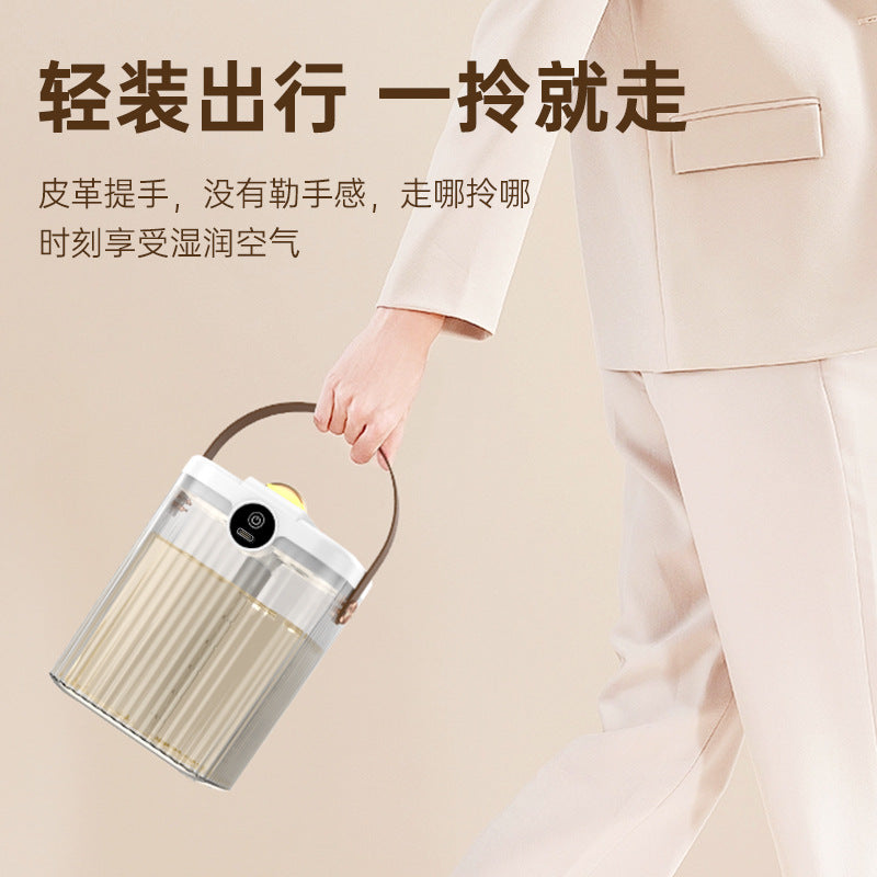 New dual-nozzle humidifier: quiet, portable, large capacity air humidifier with usb sprayer and lid – perfect for the bedroom