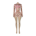women's printed hooded long sleeve shorts set with thumbhole and micro flare leggings - summer two-piece outfit