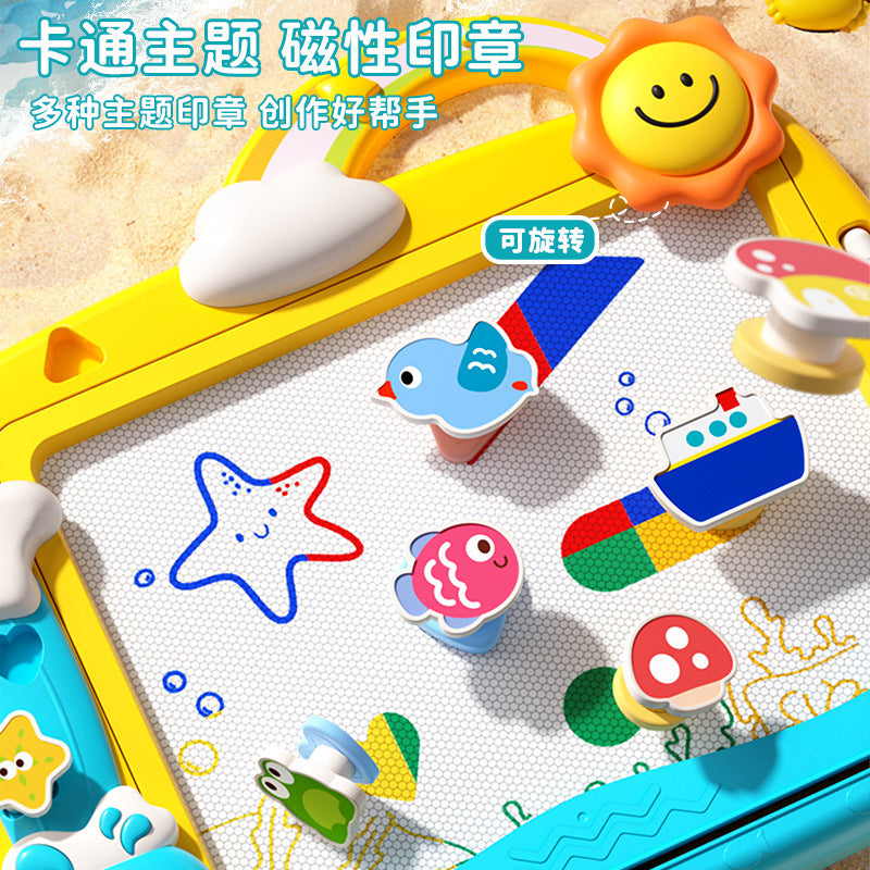 Children's magnetic drawing board - magnetic doodle board toy - baby writing board - magnetic colorful painting easel - birthday gift
