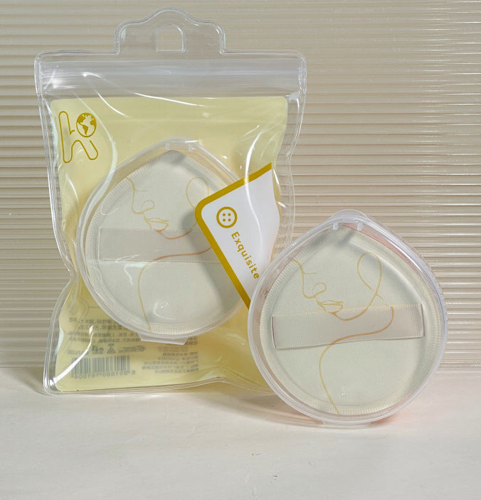 Soft marshmallow puff leather surface breathable dry and wet dual-use powder-free makeup sponge beauty egg powder bottom liquid special