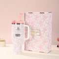 Pink and white bow (gift box)