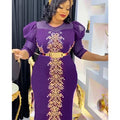 European and american clothing african     christmas hot-selling rhinestone party dress