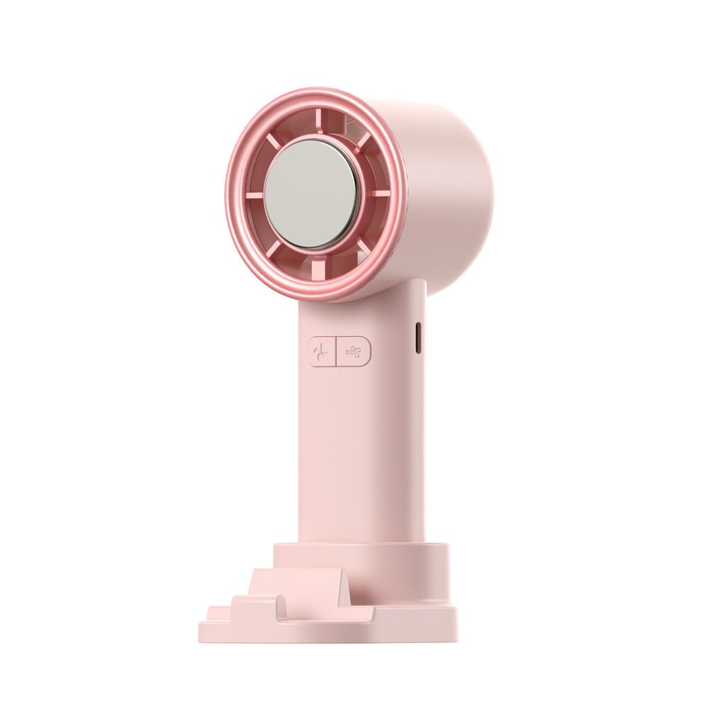 New arrival handheld ice compress small fan usb rechargeable high speed mini fan desktop mobile phone holder cooling small fan