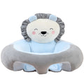 Portable cartoon infant sofa learning seat, baby silicone anti-fall learning seat, children's plush toy