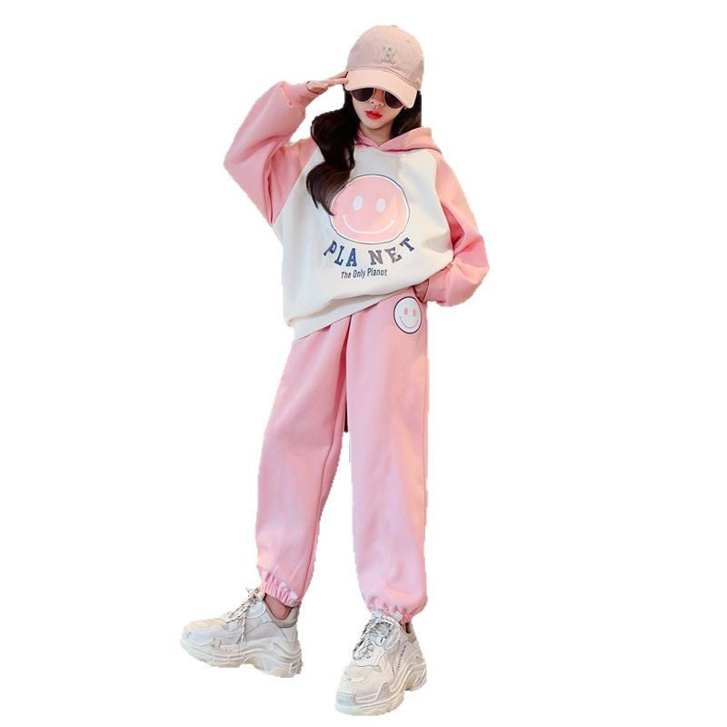 Girls' hoodie - new  autumn collection: stylish and cute hooded top for girls, perfect for spring and autumn. available in sizes for older children