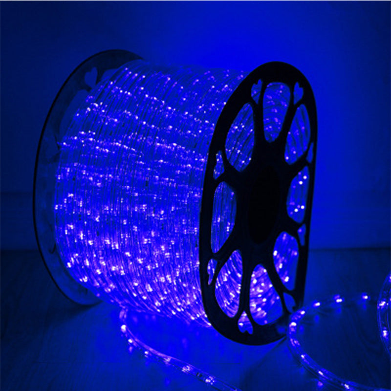 Lighting light strip hotel B & B LED rainbow tube round two-wire light festival decoration flexible outdoor ambient light super bright