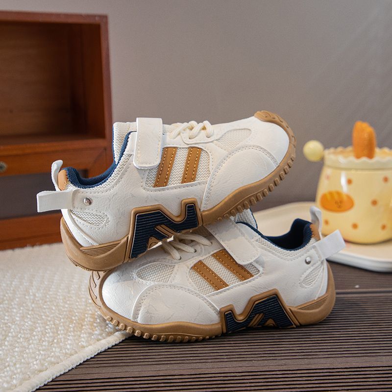 Kids' sneakers:  spring new collection - girls' retro agnes shoes, mesh upper, soft sole, non-slip casual shoes for mid-to-large children