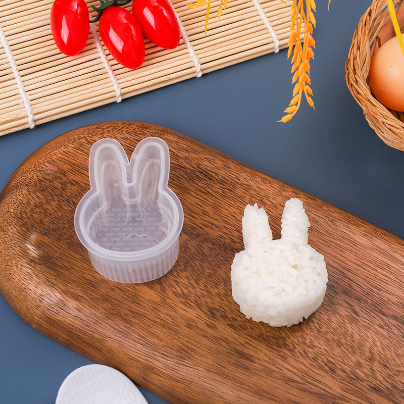 Multi-layer rice ball mold heart shape diy military ship sushi mold baking tool multi-layer sushi supplementary food bento tool