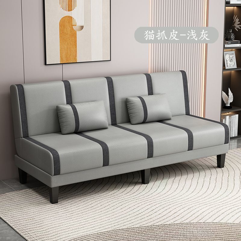 Sofa can be folded for dual use, double and three-person multi-functional simple rental room bedroom lazy living room foldable sofa bed