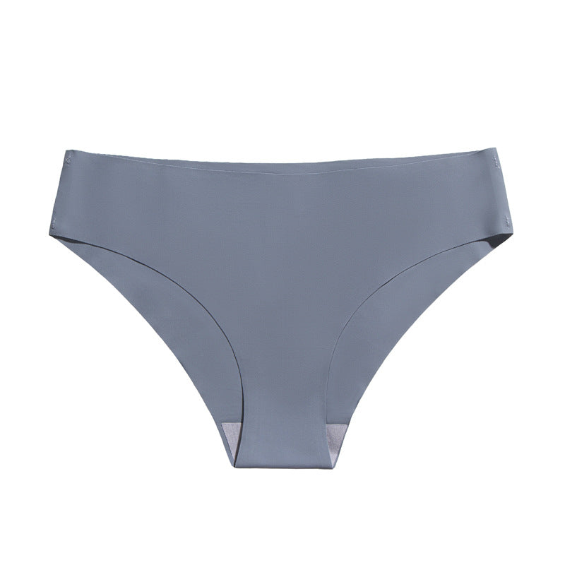 personalized factory plus size underwear fashion sports fitness yoga pants low waist ice silk seamless briefs