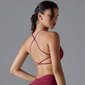 European and american seamless yoga bra - quick-dry, sweat-wicking, compression sports bra - running, fitness, tank top, beautiful back yoga top for women