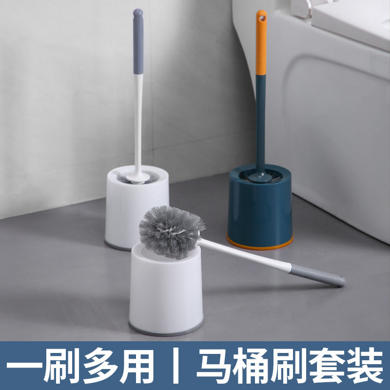 For home toilet brush no dead angle wall-mounted bathroom no punch toilet brush long handle wall-mounted cleaning brush suit