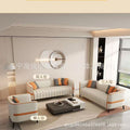 Sofa small apartment apartment office clothing store rest area reception beauty salon double three-seater sofa living room